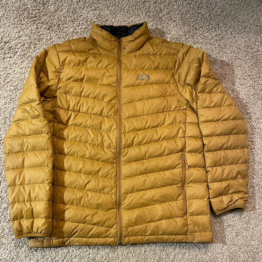 Mountain Hardwear Men's Brown Puffer Jacket